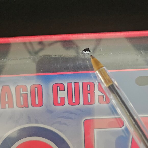 Chicago Cubs MLB License Plate, Quartz Clock #1 Fan NIB - Picture 12 of 14